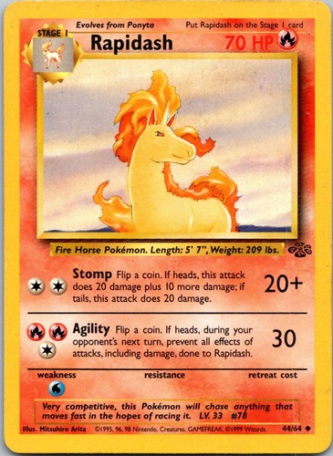 Jungle 64 rapidash - jungle, #44/64
