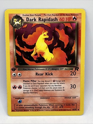 Dark rapidash uncommon - 44/82,